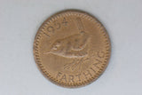 1954 - UK - Farthing - VF