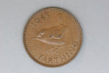 1943 - UK - Farthing - VF