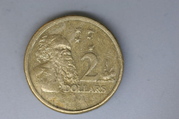 2005 - Australia - 2 Dollar Coin - Elder - Broadstrike / Double Rim - VF