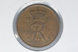 Denmark - 2 * 5 Ore Coins - 1955 & 1970 - F