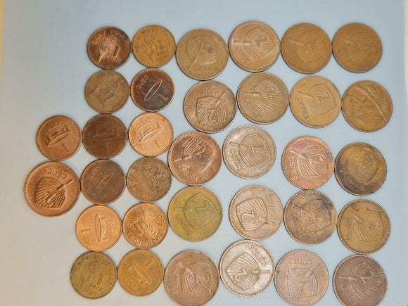 Fiji - 32 * 1 & 2 Cent Coins