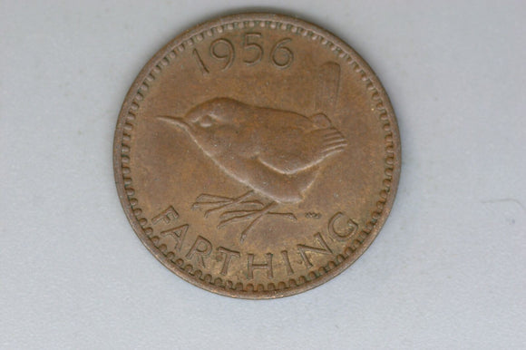 1956 - UK - Farthing - gVF