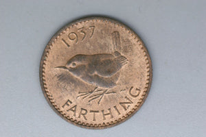 1937 - UK - Farthing - EF