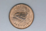 1937 - UK - Farthing - EF