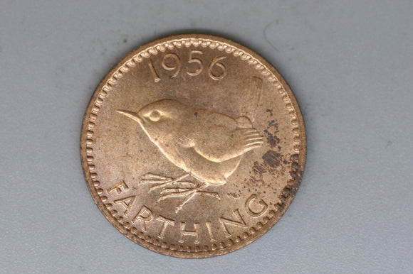 1956 - UK - Farthing - aUNC