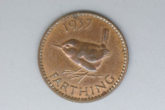 1937 - UK - Farthing - EF