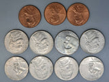 USA - 3 * 2004 Pennies and 8 Nickels