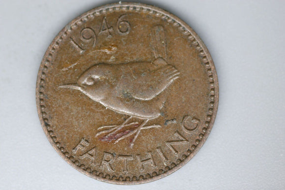 1946 - UK - British Farthing - VF