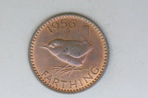 1956 - UK - Farthing - aUNC