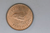 1953 - UK - Farthing - Obverse 2, Reverse B - VF