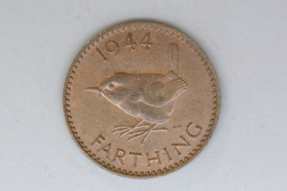 1944 - UK - Farthing - VF