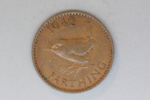 1942 - UK - Farthing - VF