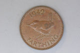 1942 - UK - Farthing - VF