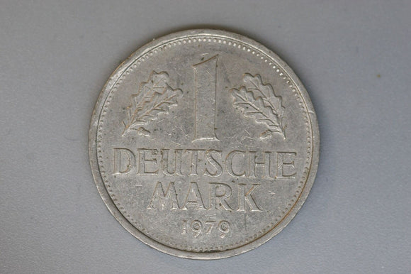 1979 - G - Germany - 1 Deutsche Mark Coin - F