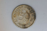 1949 - D - Germany - 50 Pfennig Coin - VG