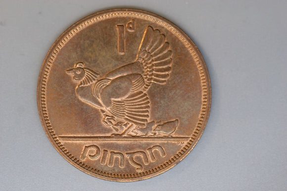 1968 - Ireland - 1 Penny Coin - Natural Lustre - UNC