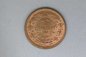 1957 - Honduras - 1 Centavo Coin - EF