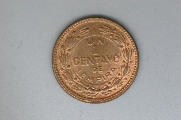 1957 - Honduras - 1 Centavo Coin - EF