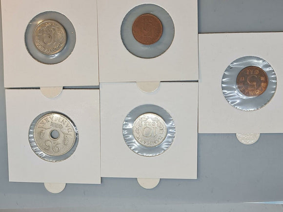 UAE - 6 Large Style Dirham Coins