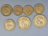 Uruguay - Peso - 7 Coins form 1968 & 1969