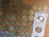 France - Franc / Centimes - 123 coins totaling 50.6 Francs from 1960s to 1990s