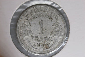 1941 - France - 1 Franc Coin - VG