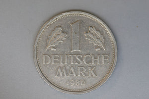 1980 - G - Germany - 1 Deutsche Mark Coin - F