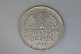 1980 - G - Germany - 1 Deutsche Mark Coin - F