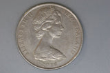 1974 - New Zealand - 50 Cent Coin - Endeavour - F