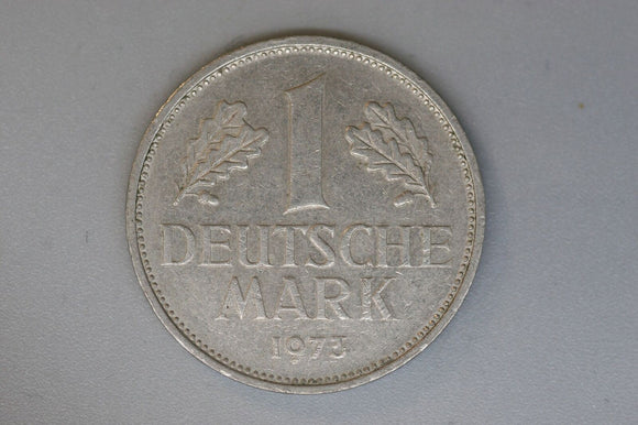 1973 - G - Germany - 1 Deutsche Mark Coin - VG