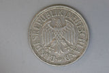 1950 - D - Germany - 1 Deutsche Mark Coin - F