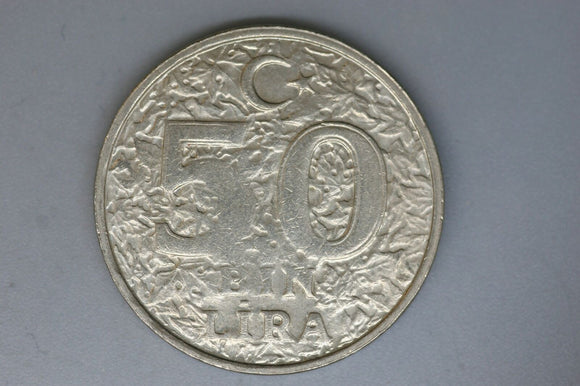 1998 - Turkey - 50 Bin Lira Coin - F