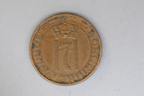 1940 - Norway - 1 Ore Coin - VG