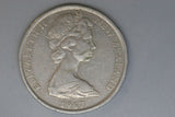 1967 - New Zealand - 50 Cent Coin - Endeavour - F