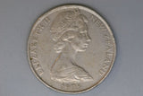 1975 - New Zealand - 50 Cent Coin - Endeavour - F