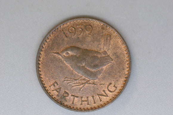 1939 - UK - Farthing - VF