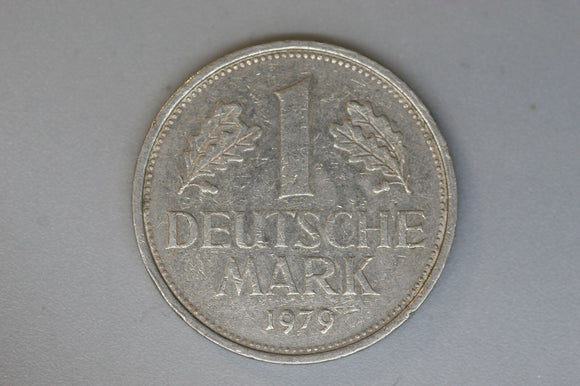 1979 - D - Germany - 1 Deutsche Mark Coin - F