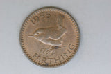 1955 - UK - Farthing - gVF