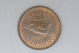 1955 - UK - Farthing - gVF