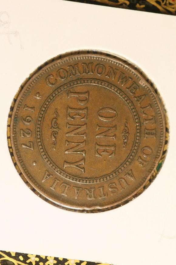 1927 - L - Australia Penny - gF