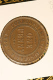 1922 I - Australia Penny - aF. Flat Based Obverse Lettering (R7)