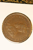 1922 I - Australia Penny - aF. Flat Based Obverse Lettering (R7)