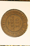 1935 - Australia Penny -  VF / Problem Coin