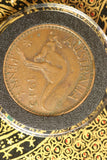 1943 - I - Australian Penny - gF - Massive Mis-strike