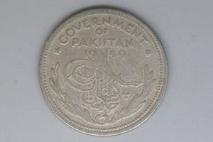 1949 - Pakistan - Half Rupee Coin - F