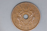 1963 - Rhodesia - 1 Penny Coin - VF