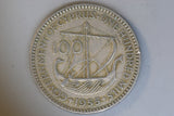 1955 - Cyprus - 100 Mils Coin - VG