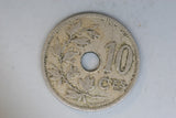 1902 - Belgium - 10 Centimes Coin - VG