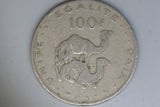 1977 - Djibouti - 100 Franc Coin - VG