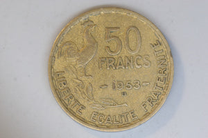 1953 - B - France - 50 Franc Coin - F